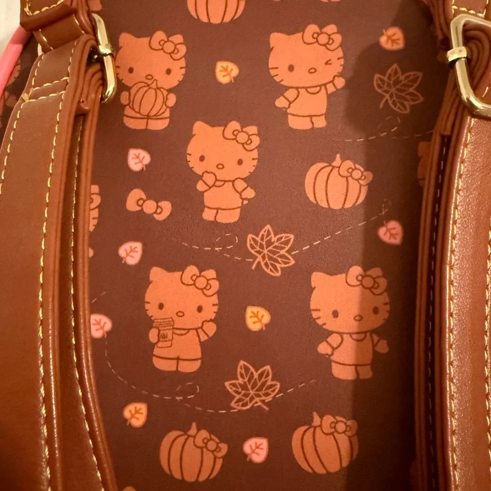 Loungefly Hello Kitty Pumpkin Spice Mini Backpack - Picture 5 of 5